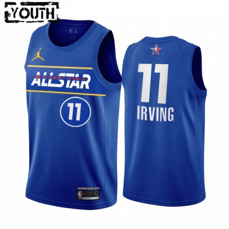 Barn Brooklyn Nets Tröja Kyrie Irving 11 2021 All-Star Jordan Brand Blå Swingman Barn Brooklyn Nets Tröja Kyrie Irving 11 2021 All-Star Jordan Brand Blå Swingman